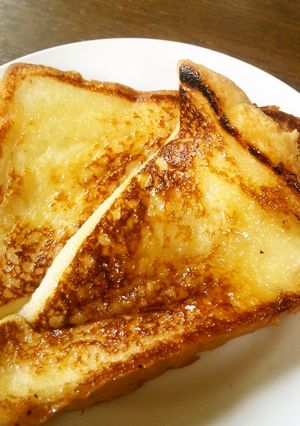 ミルク＊フレンチトースト（卵ナシ）-レシピのメイン写真