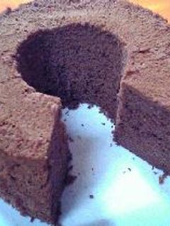 ココアシフォンケーキ-レシピのメイン写真