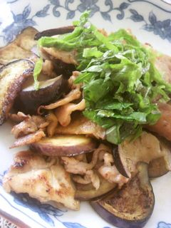 茄子と豚肉のポン酢あえ-レシピのメイン写真