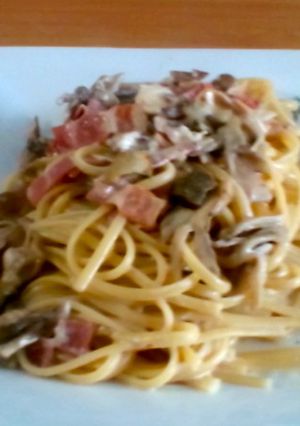 ポルチーニ茸のチーズパスタ-レシピのメイン写真