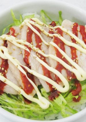 【甘辛タレの『豚ばら肉』丼】の作り方-レシピのメイン写真