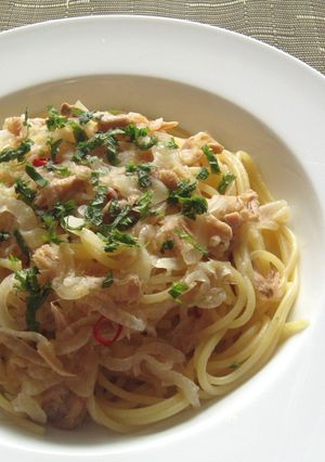 新たまねぎとツナのパスタ-レシピのメイン写真