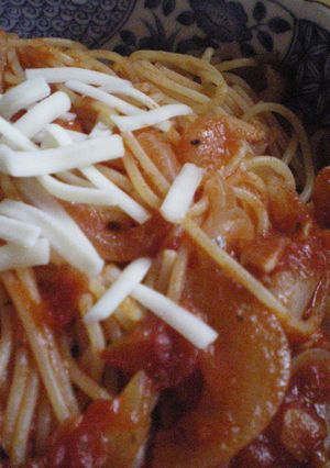 簡単！ベーコン入りトマトパスタ-レシピのメイン写真