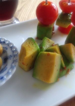 意外に美味しい♡アボカド＠カレー風味-レシピのメイン写真