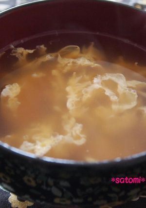 柚子胡椒風味のかきたま汁-レシピのメイン写真