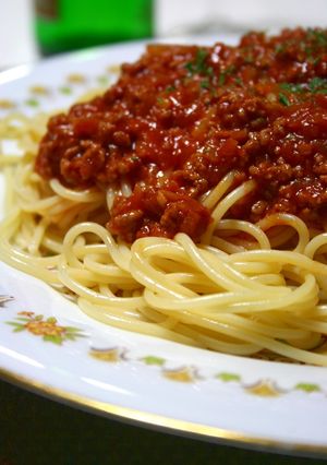 即席＊ミートソーススパゲティー-レシピのメイン写真