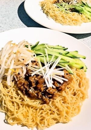 ベジ肉味噌で！ジャージャー麺-レシピのメイン写真