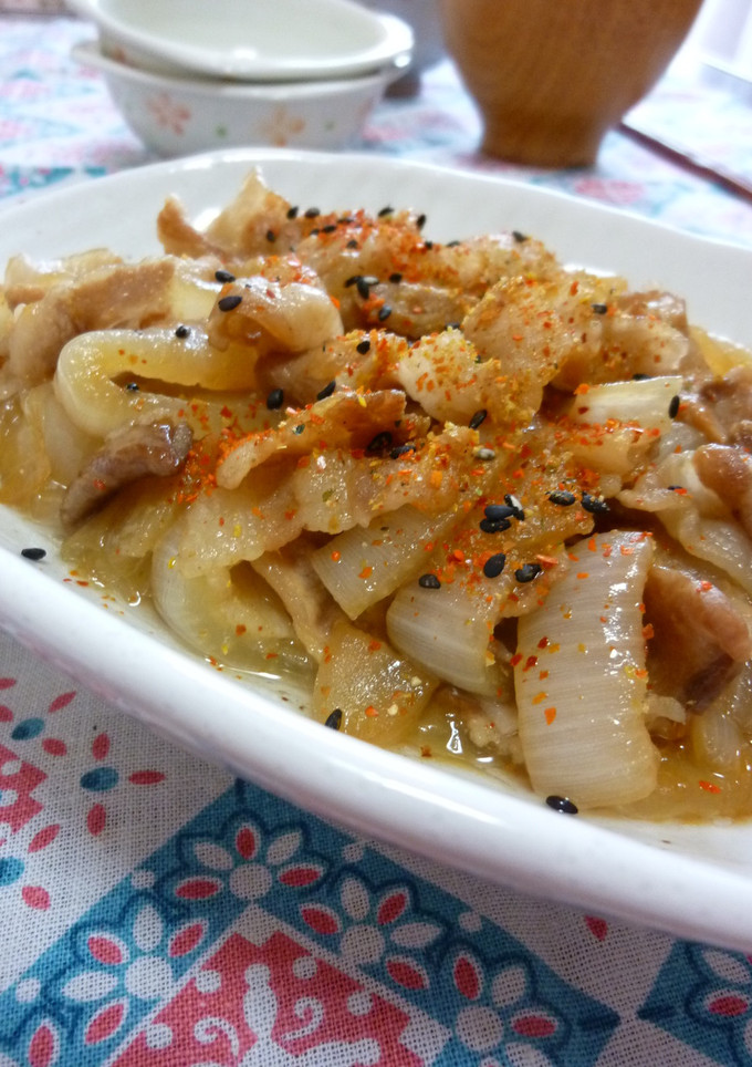 ❁新玉ねぎと豚肉のとろ～り炒め煮❁-レシピのメイン写真