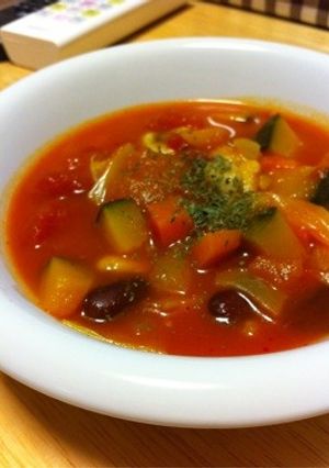 美味すぎ‼自分でびっくりミネストローネ-レシピのメイン写真