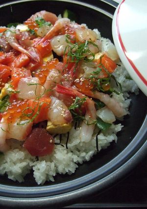 タレが美味!ばらちらし-レシピのメイン写真