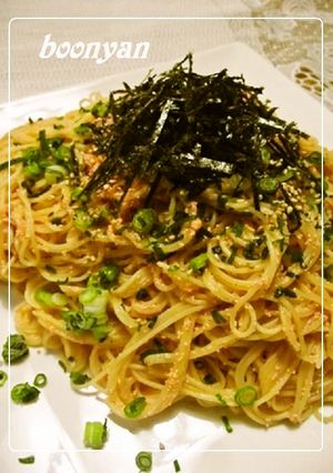 カッペリーニで❤たらこパスタ❤　｜`´｜-レシピのメイン写真