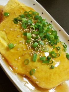簡単!すぐできる和風あんかけオムライス-レシピのメイン写真