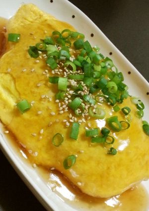 簡単！すぐできる和風あんかけオムライス-レシピのメイン写真