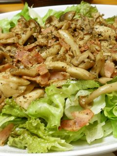 レタスときのこのHOTサラダ-レシピのメイン写真