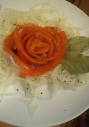 簡単!薔薇のサーモンマリネ-レシピのメイン写真