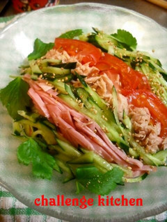 春キャベツde冷やし中華サラダ♪-レシピのメイン写真