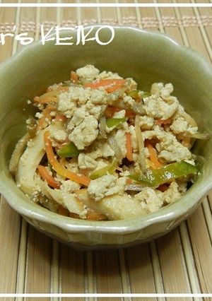 【農家のレシピ】野菜たっぷり☆炒り豆腐-レシピのメイン写真