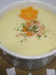 豆乳で洋風茶碗蒸し-レシピのメイン写真