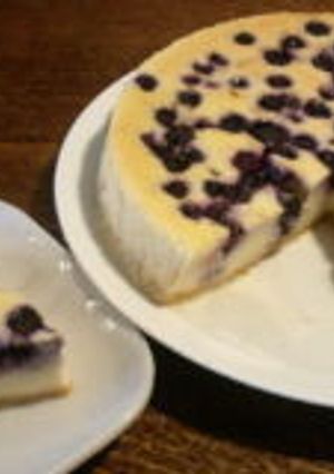 ホワイトチョコ♡ブルーベリーチーズケーキ-レシピのメイン写真