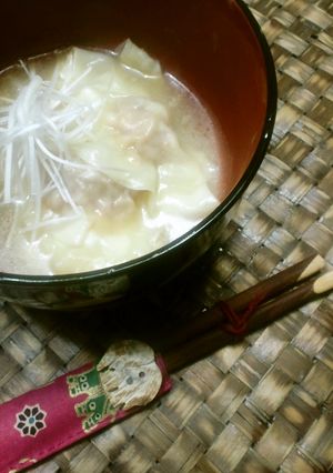 豚キムチのワンタンスープ-レシピのメイン写真