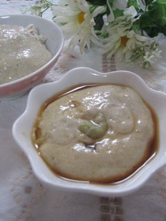 豆腐となめこのとろろ-レシピのメイン写真