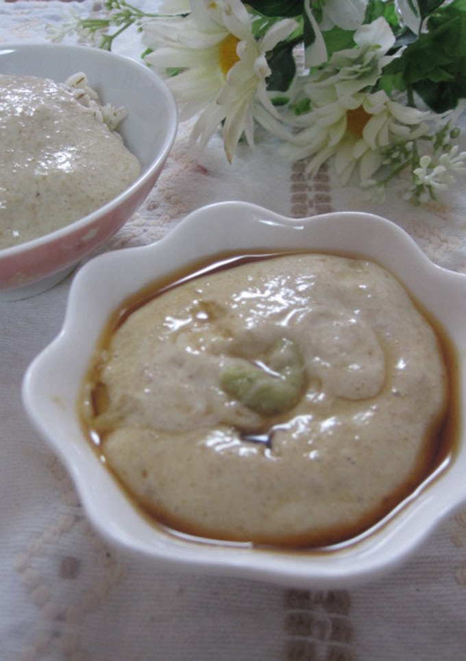 豆腐となめこのとろろ-レシピのメイン写真