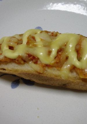 キムチーズトースト-レシピのメイン写真