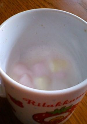 ふわふわましゅまろホットミルク-レシピのメイン写真