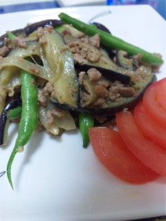 茄子とひき肉のオイマヨ炒め-レシピのメイン写真