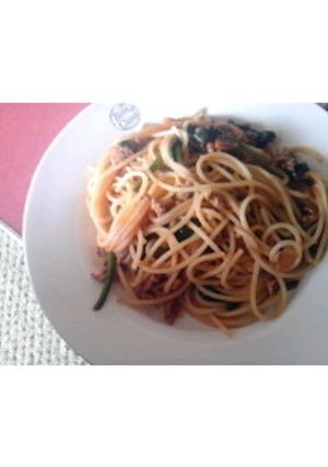 ﾎｳﾚﾝ草とひき肉のトマトクリームパスタ-レシピのメイン写真