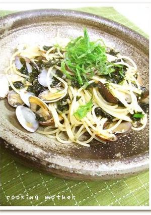 ◆韓国のりで簡単ほめられパスタ（～～）ノ-レシピのメイン写真