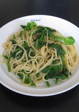 菜の花と春キャベツのパスタ-レシピのメイン写真