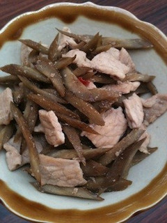 豚肉とごぼうのきんぴら-レシピのメイン写真