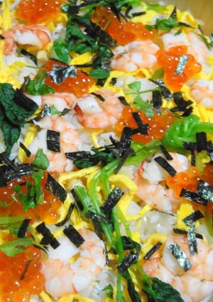 たけのこベース(春) 豪華版ちらし寿司!-レシピのメイン写真