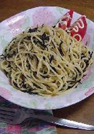 おなかすっきり、”ひじきスパゲティ”でござーい。-レシピのメイン写真