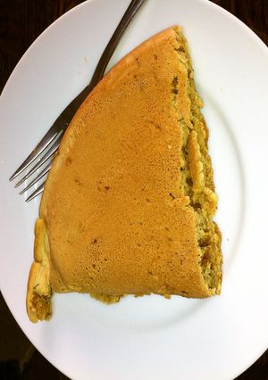 すいとん粉で作る黒糖パンケーキ-レシピのメイン写真
