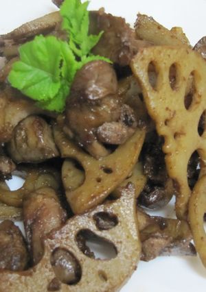 鶏レバーとれんこんで「ればれん」-レシピのメイン写真