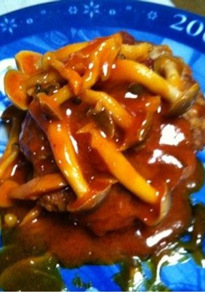 ジュース煮込みのポテトバーグ-レシピのメイン写真
