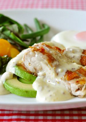 鶏肉とアボカド～サワークリームソースで♪-レシピのメイン写真