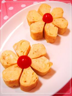 食卓華やぐ✿お花の卵焼き✿-レシピのメイン写真