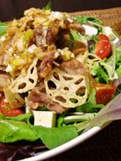 油淋鶏風?葱たっぷりボリュームサラダ-レシピのメイン写真
