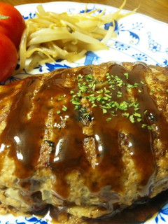 ё簡単ёはすのハンバーグw-レシピのメイン写真
