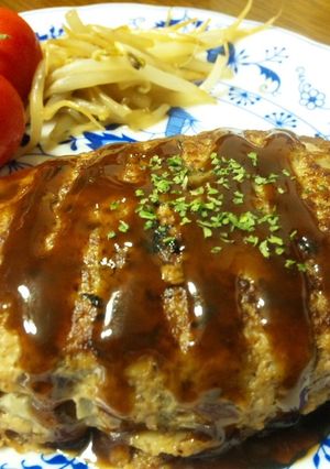 ё簡単ёはすのハンバーグw-レシピのメイン写真