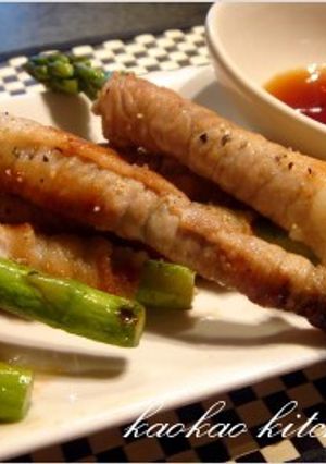 おつまみに♪豚巻きアスパラ-レシピのメイン写真