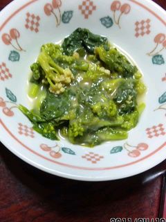 菜の花の酢味噌-レシピのメイン写真
