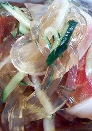 アセロラところてんサラダ-レシピのメイン写真