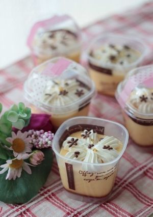 濃厚でクリーミー!バニラチーズプリン♪-レシピのメイン写真
