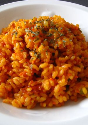野菜ジュースの炊き込みピラフ-レシピのメイン写真