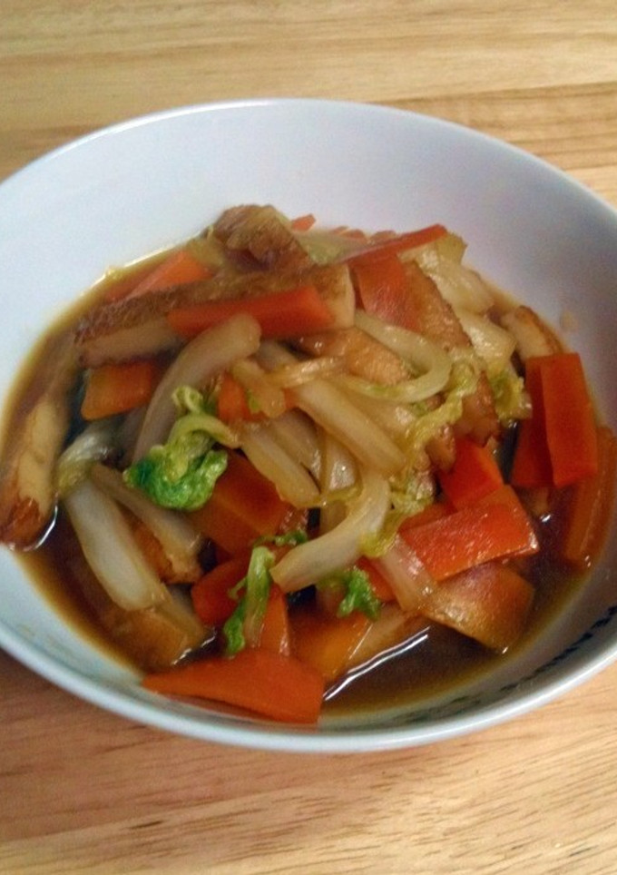 白菜とさつま揚げの煮物-レシピのメイン写真