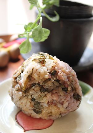 子供が食べるよ☆春菊の混ぜご飯-レシピのメイン写真